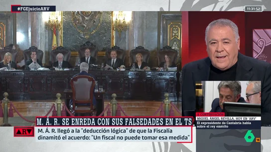 Ferreras responde a las declaraciones de M.A.R: "No es laSexta voraz, es laSexta veraz" Ferreras responde a las declaraciones de M.A.R: "No es laSexta voraz, es laSexta veraz"