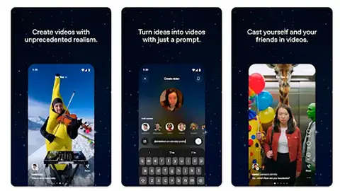 La app de Sora en Android La app de Sora en Android