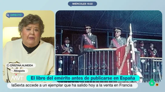 Cristina Almeida critica a Juan Carlos I: "Era un nombrado sin democracia. Si alguien trajo la democracia fue Adolfo Suárez, no el rey" Cristina Almeida critica a Juan Carlos I: "Era un nombrado sin democracia. Si alguien trajo la democracia fue Adolfo Suárez, no el rey"