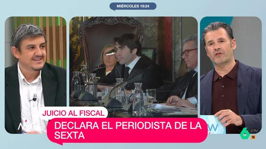 El divertido momento de Pérez Medina sobre su declaración en el Supremo: "Espero que le deis paso al vídeo vosotros" El jefe de Tribunales de laSexta ha declarado este miércoles en el Tribunal Supremo como testigo del juicio contra Álvaro García Ortiz por revelación de secretos. Como él, han declarado media docena de periodistas.