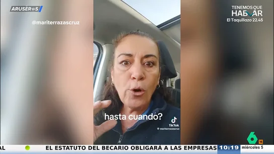 Una mujer, a la subida descontrolada de los precios: "Cobramos un sueldo y se va todo en pagar, ¡vamos a acabar chupando piedra!" Una mujer, a la subida descontrolada de los precios: "Cobramos un sueldo y se va todo en pagar, ¡vamos a acabar chupando piedra!"