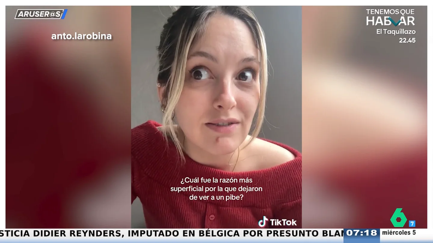 "¿Yo estoy bien? ¿Fui mala o nos pasa a todas?": el vídeo viral de la joven que deja plantada a su cita por "rata" "¿Yo estoy bien? ¿Fui mala o nos pasa a todas?": el vídeo viral de la joven que deja plantada a su cita por "rata"