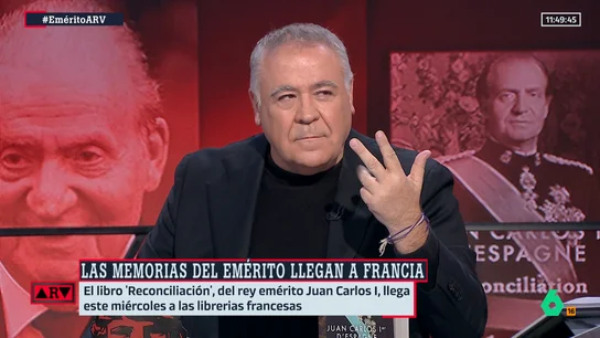 Ferreras, sobre el rey emérito Ferreras, sobre el rey emérito