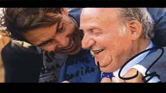 Juan Carlos I y Rafa Nadal. Juan Carlos I y Rafa Nadal.