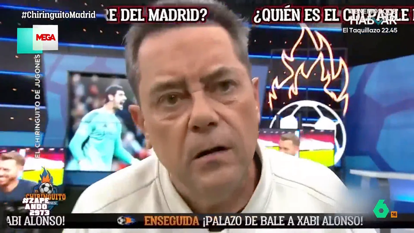 El tremendo enfado de Tomás Roncero tras la derrota del Real Madrid: "Ha llegado el momento de comprarle un camión de tila" La victoria del Liverpool sobre el Real Madrid hacía estallar a Tomás Roncero. "Quien más sufre con una derrota del Madrid es su cardiólogo", comenta Dani Mateo en el vídeo sobre estas líneas.