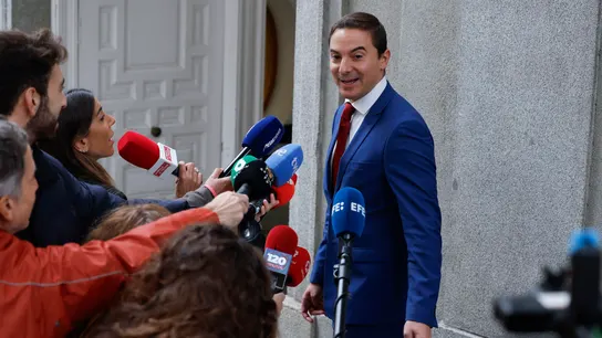 Juan Lobato, a su llegada al Tribunal Supremo para declarar en el juicio contra el fiscal general del Estado Juan Lobato, a su llegada al Tribunal Supremo para declarar en el juicio contra el fiscal general del Estado