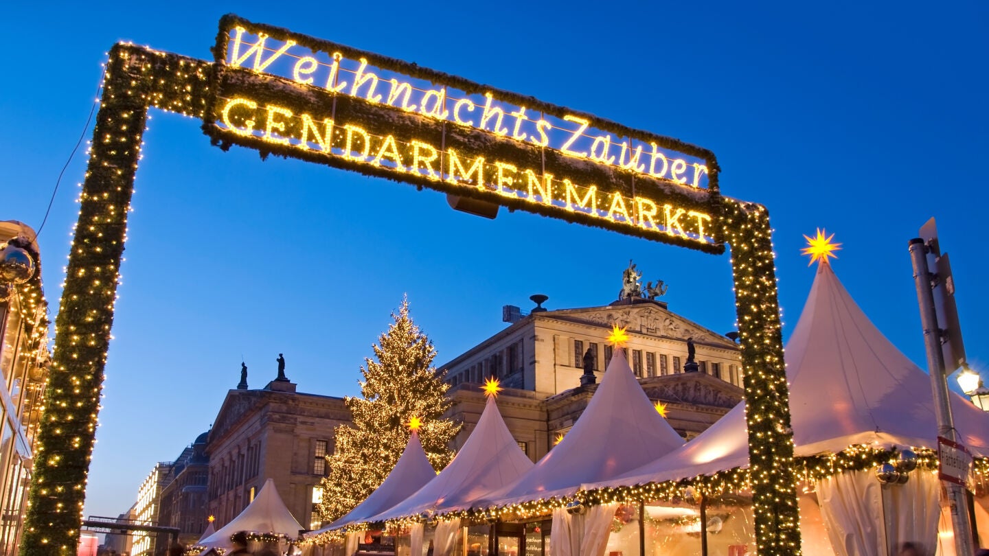 Gendarmenmarkt, mercado de Navidad de Berl&iacute;n