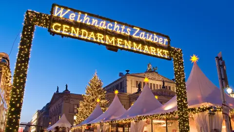 Gendarmenmarkt, mercado de Navidad de Berlín Gendarmenmarkt, mercado de Navidad de Berlín