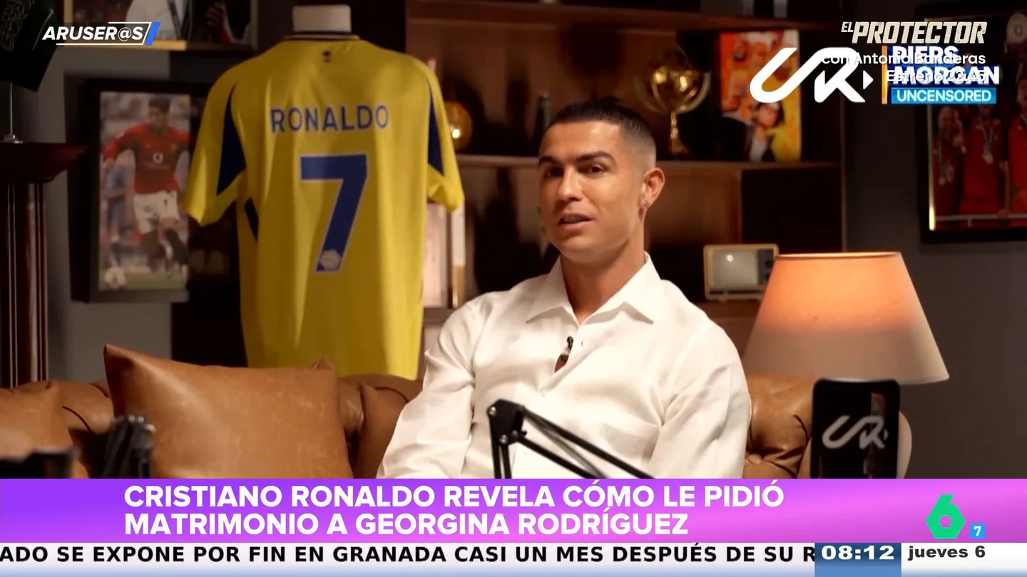 Alfonso Arús analiza el vídeo de Cristiano Ronaldo contando cómo pidió matrimonio a Georgina Rodríguez Alfonso Arús, del vídeo de Cristiano Ronaldo contando cómo pidió matrimonio a Georgina Rodríguez