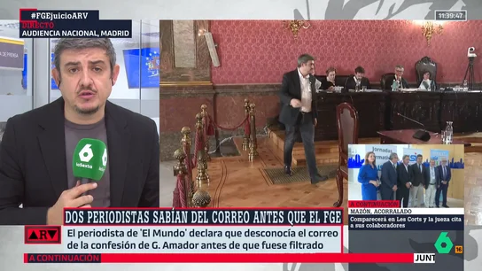 Alfonso Pérez Medina, tras declarar en el juicio al fiscal: "Comparto el dilema moral de Precedo. Nosotros sabemos quién es nuestra fuente, pero no podemos revelarla" Alfonso Pérez Medina, tras declarar en el juicio al fiscal: "Comparto el dilema moral de Precedo. Nosotros sabemos quién es nuestra fuente, pero no podemos revelarla"
