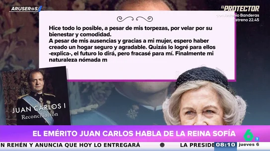 La risa de Alfonso Arús tras decir el rey Juan Carlos que es "de naturaleza nómada": "El término está bien buscado" La risa de Alfonso Arús tras decir el rey Juan Carlos que es "de naturaleza nómada": "El término está bien buscado"
