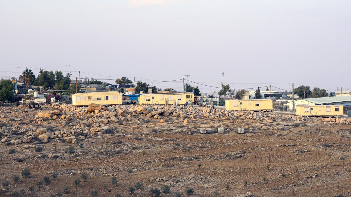 Nuevos asentamientos israelíes en Umm Al Jeir, el pasado 4 denoviembre.