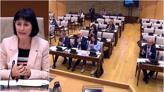 Toñi, que perdió a su familia en la DANA, da un tirón de orejas a PP y Vox y consigue que aplaudan a las víctimas Toñi, que perdió a su familia en la DANA, da un tirón de orejas a PP y Vox y consigue que aplaudan a las víctimas