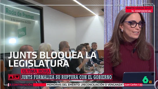 Marta García Aller, sobre la ruptura Junts- Psoe: "Junts está haciendo un gran esfuerzo por escenificar la ruptura" Marta García Aller, sobre la ruptura Junts- Psoe: "Junts está haciendo un gran esfuerzo por escenificar la ruptura"
