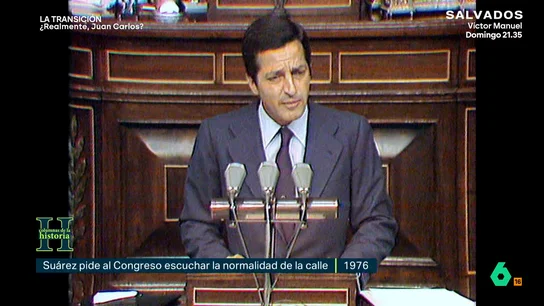 Adolfo Suárez, el 'tapado' que acabó siendo el primer presidente de la democracia: "El rey lo encuentra muy verde" El periodista Juan Fernández-Miranda, sobrino nieto de Torcuato Fernández-Miranda, explica cómo el padre político del rey Juan Carlos consiguió colocar a Adolfo Suárez entre los candidatos a primer presidente de la democracia.