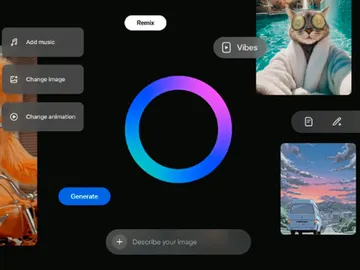 La app de Meta VIbes La app de Meta VIbes