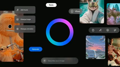La app de Meta VIbes La app de Meta VIbes