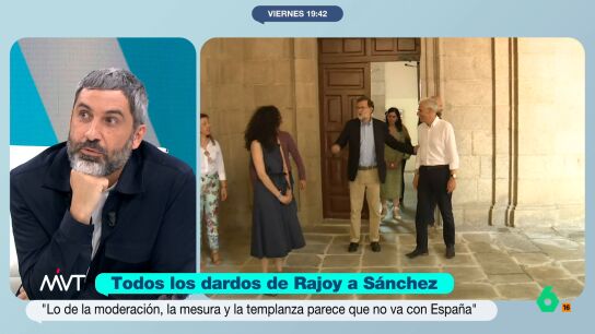 El periodista se ha mostrado muy cr&iacute;tico con las afirmaciones del expresidente popular que, durante una entrevista, ha valorado la ruptura de Junts con el Gobierno lo que puede provocar que la legislatura quede bloqueada. 