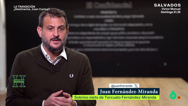 Juan Fernández Miranda: "Cuando veo a jóvenes cantando el 'cara al sol' me dan ganas de llorar. No han comprendido nada"