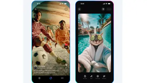 La app de Meta VIbes La app de Meta VIbes