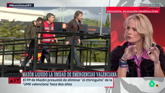 Zaida Cantera: "Las autonomías se han acostumbrado a ver a la UME como una unidad de emergencias barata" Zaida Cantera: "Las autonomías se han acostumbrado a ver a la UME como una unidad de emergencias barata"