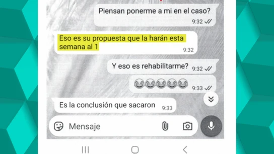 Mensajes entre el fiscal Stampa y Luis del Rivero Mensajes entre el fiscal Stampa y Luis del Rivero