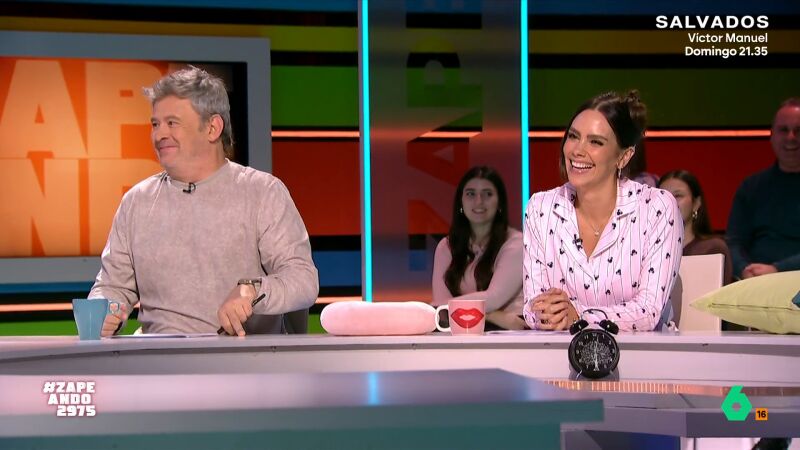 Cristina Pedroche vuelve a Zapeando y la reciben en pijama: "No quiero estar aquí..."