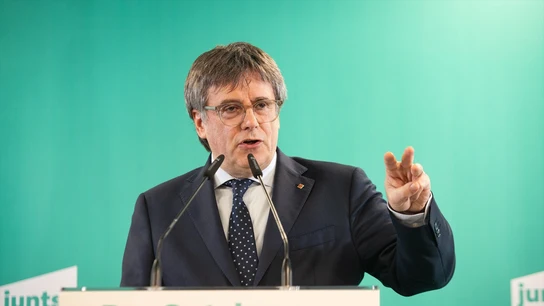 El presidente de Junts, Carles Puigdemont. El presidente de Junts, Carles Puigdemont.