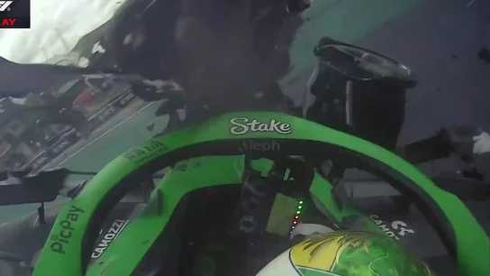 El accidente de Bortoleto en el GP de Brasil El accidente de Bortoleto en el GP de Brasil