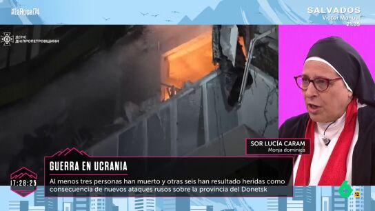 Sor Luc&iacute;a Caram, sobre la situaci&oacute;n en Ucrania: "No s&eacute; cu&aacute;l es la raz&oacute;n, pero en estos momentos el conflicto est&aacute; peor que nunca"