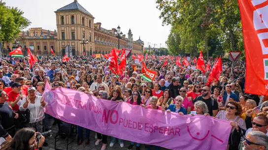Manifestación por la sanidad pública en Sevilla Manifestación por la sanidad pública en Sevilla