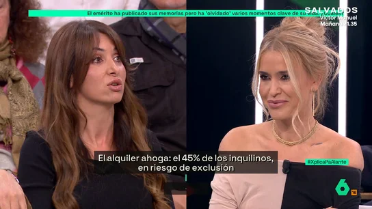 Afra Blanco, a la derecha; Tania Tejeira, a la izquierda Afra Blanco, a la derecha; Tania Tejeira, a la izquierda