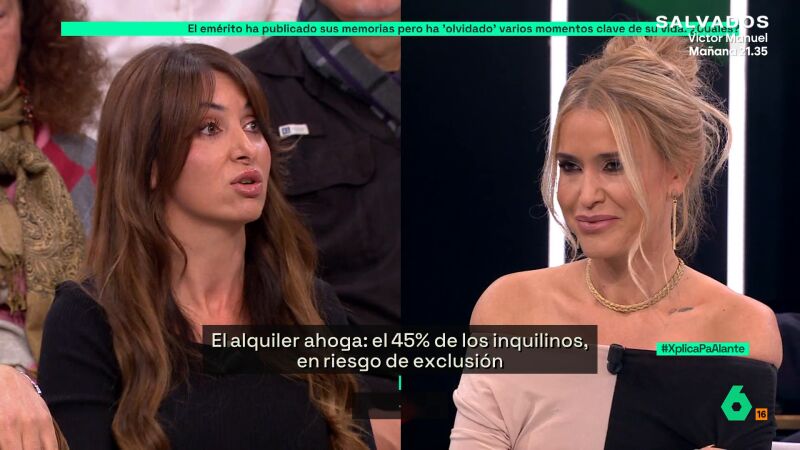 Afra Blanco, a la derecha; Tania Tejeira, a la izquierda