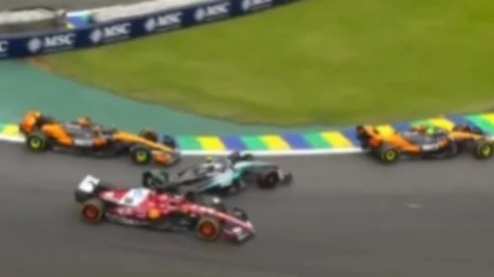 Oscar Piastri, Kimi Antonelli y Charles Leclerc Oscar Piastri, Kimi Antonelli y Charles Leclerc