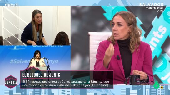 Tania S&aacute;nchez considera la decisi&oacute;n de Junts de romper con el Gobierno como "un &uacute;ltimo apret&oacute;n": "Ya no puede sacar m&aacute;s"
