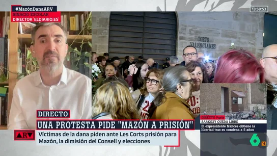 Ignacio Escolar, sobre Mazón: "No ha dimitido de verdad porque teme declarar como imputado ante la jueza de Catarroja" Ignacio Escolar, sobre Mazón: "No ha dimitido de verdad porque teme declarar como imputado ante la jueza de Catarroja"