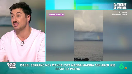 VÍDEO | Así explica Francisco Cacho la impresionante manga marina grabada en La Palma VÍDEO | Así explica Francisco Cacho la impresionante manga marina grabada en La Palma