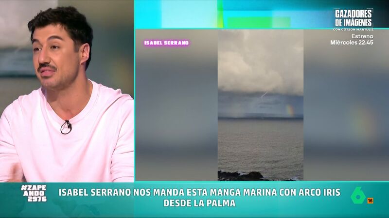 VÍDEO | Así explica Francisco Cacho la impresionante manga marina grabada en La Palma