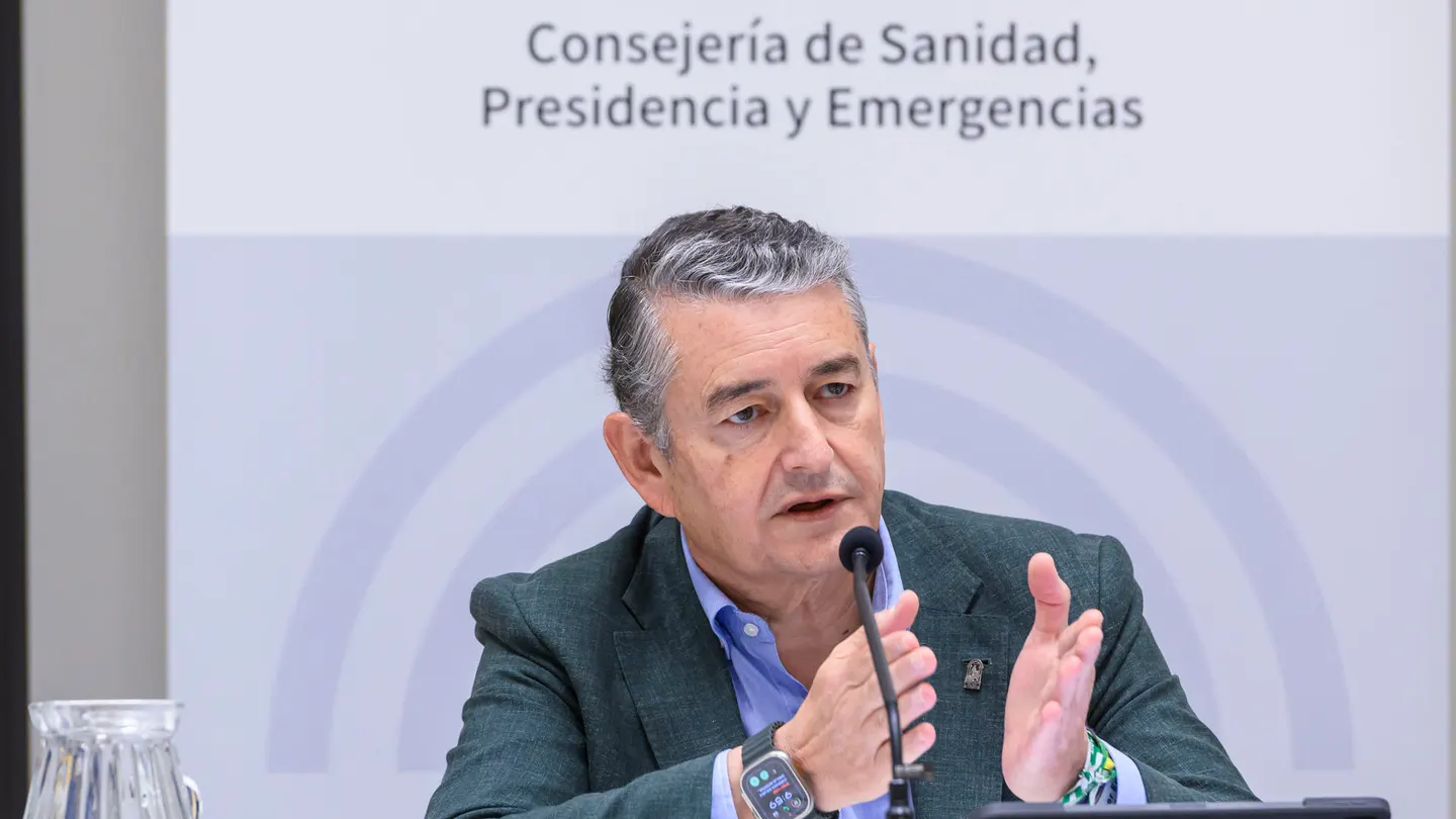El consejero de Sanidad, Presidencia y Emergencias, Antonio Sanz El consejero de Sanidad, Presidencia y Emergencias, Antonio Sanz