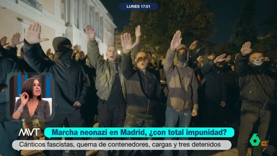 Bea de Vicente analiza la concentraci&oacute;n neonazi de Madrid: "Hay una delgada l&iacute;nea entre la libertad de expresi&oacute;n y el delito