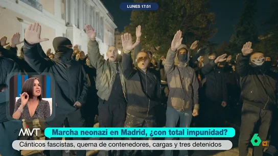Bea de Vicente analiza la concentración neonazi de Madrid: "Hay una delgada línea entre la libertad de expresión y el delito Bea de Vicente analiza la concentración neonazi de Madrid: "Hay una delgada línea entre la libertad de expresión y el delito