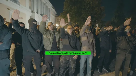 Manifestación neonazi de Núcleo Nacional en el centro de Madrid Manifestación neonazi de Núcleo Nacional en el centro de Madrid