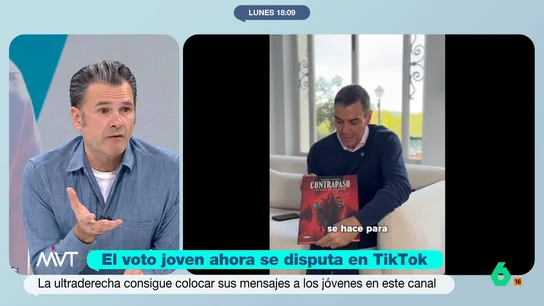 Iñaki Lopez, al ver los vídeos de Pedro Sánchez en TikTok: "Parece que está esperando para hacerse una endodoncia" Iñaki Lopez, al ver los vídeos de Pedro Sánchez en TikTok: "Parece que está esperando para hacerse una endodoncia"