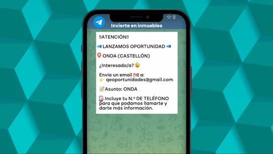 Venta de pisos en Telegram: la nueva forma de acceder a una vivienda al instante, sin verla, y que revoluciona el mercado inmobiliario Venta de pisos en Telegram: la nueva forma de acceder a una vivienda al instante, sin verla, y que revoluciona el mercado inmobiliario