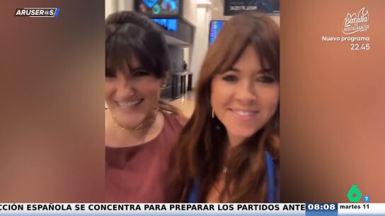 El v&iacute;deo de Vanessa Mart&iacute;n y Rozal&eacute;n durante sus primeras horas en Las Vegas para ir a los Grammy Latinos