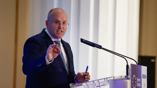 El secretario general del Partido Popular, Miguel Tellado, participa en un desayuno informativo del Fórum Europa El secretario general del Partido Popular, Miguel Tellado, participa en un desayuno informativo del Fórum Europa