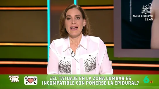 ¿El tatuaje en la zona lumbar es incompatible con ponerse la epidural? Boticaria García lo explica en este vídeo ¿El tatuaje en la zona lumbar es incompatible con ponerse la epidural? Boticaria García lo explica en este vídeo