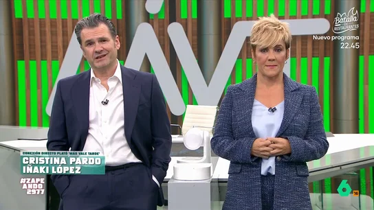 Iñaki López, sobre la comparecencia de Mazón: "En el fondo, las preguntas de los parlamentarios le dan exactamente igual" "Mazón llevaba las respuestas a las preguntas de los parlamentarios escritas desde casa", comenta Iñaki López en este vídeo donde, junto a Cristina Pardo, analizan la comparecencia de Carlos Mazón en las Cortes.