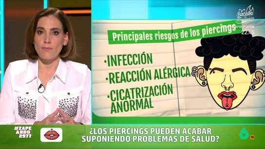 Infecciones, alergias y queloides: Boticaria Garc&iacute;a alerta de los peligros de hacerse un piercing en sitios sin licencia