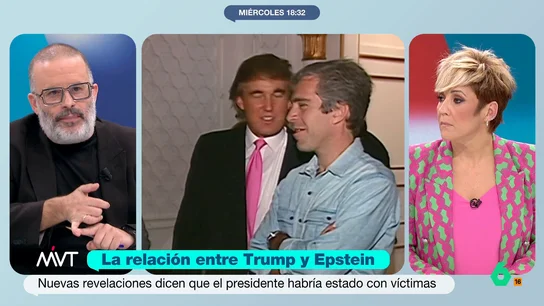 Edu Galán, sobre las nuevas revelaciones de la relación entre Trump y Epstein: "No teníamos ni pruebas ni dudas" Edu Galán reflexiona en este vídeo sobre la filtración de documentos que demostrarían que Trump no solo conocía los abusos a menores de Jeffrey Epstein, sino que incluso podría haber estado con alguna de las víctimas.